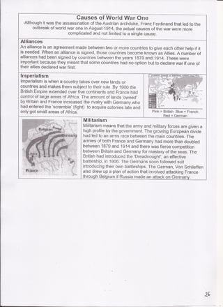 History booklet l4 2014