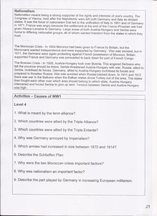 History booklet l4 2014