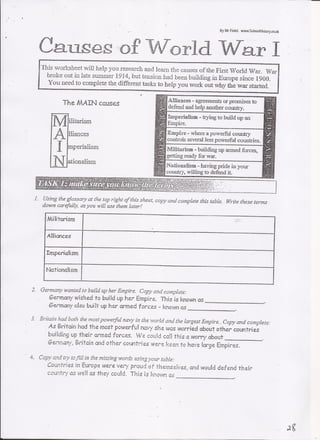 History booklet l4 2014