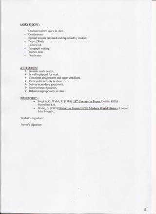 History booklet l4 2014