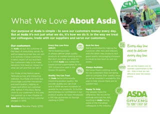 Asda - History Business Review Pack | PDF