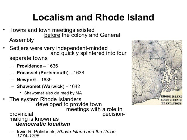 History Camp: The Peculiar History of Democracy in Rhode Island, 1636…