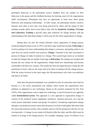 managers should create a collective vision to direct the change process: and