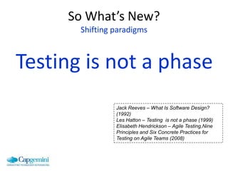 History Class - For software testers | PPTX