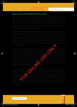 History Form Three , Text book for a teachers | PDF