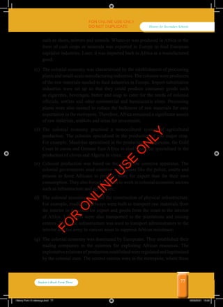 History Form Three , Text book for a teachers | PDF