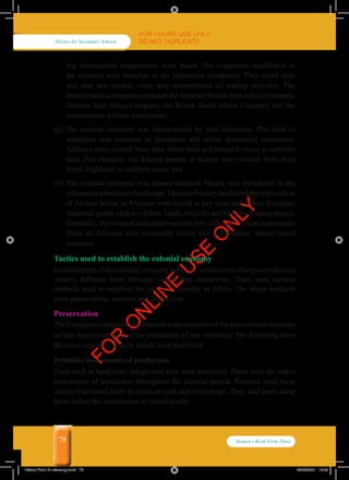 History Form Three , Text book for a teachers | PDF