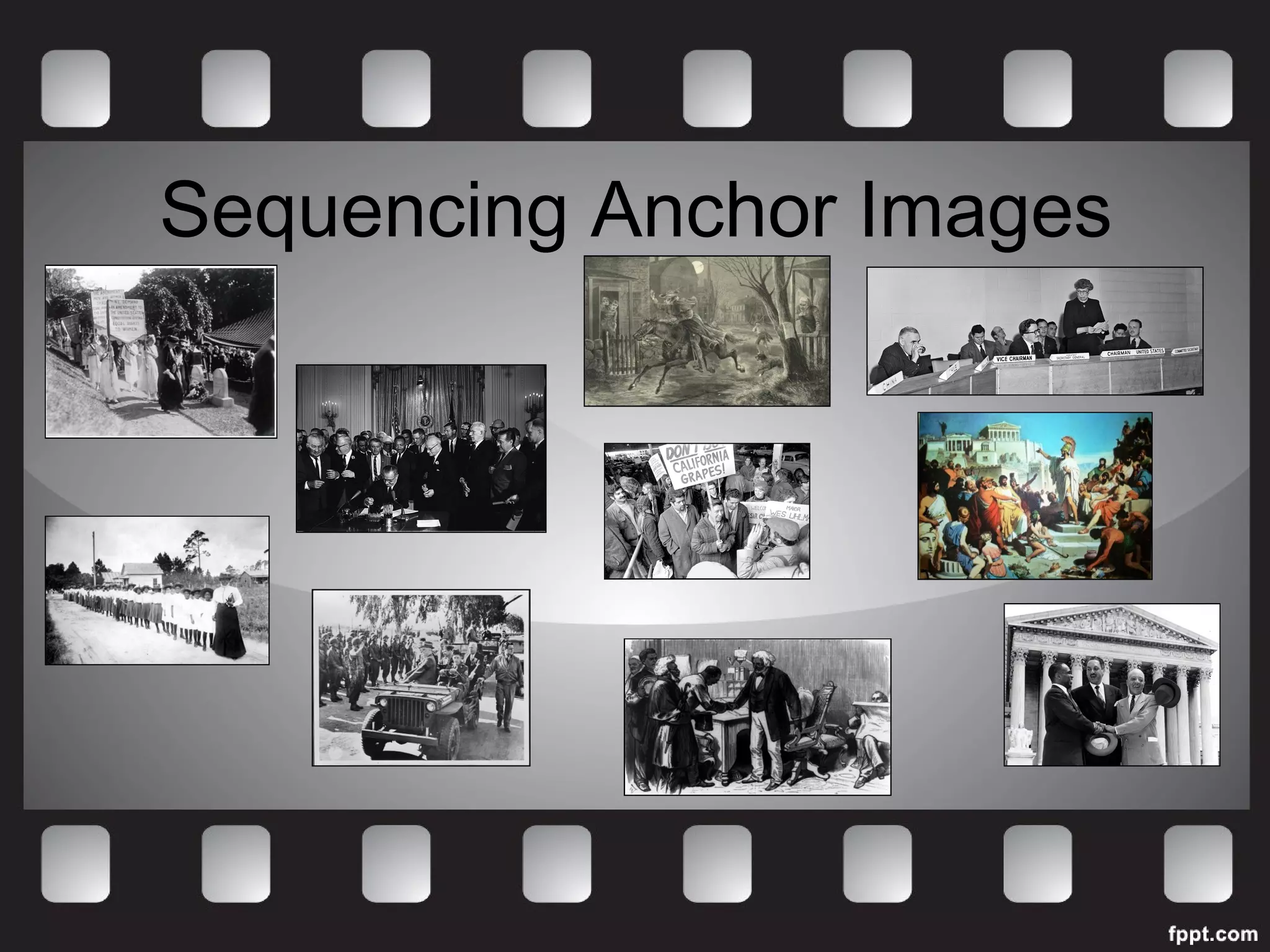 Sequencing Anchor Images 
 