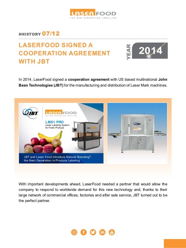 LaserFood Company History (7/12)