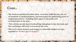 Plastic Surgery in Ancient India | PPT