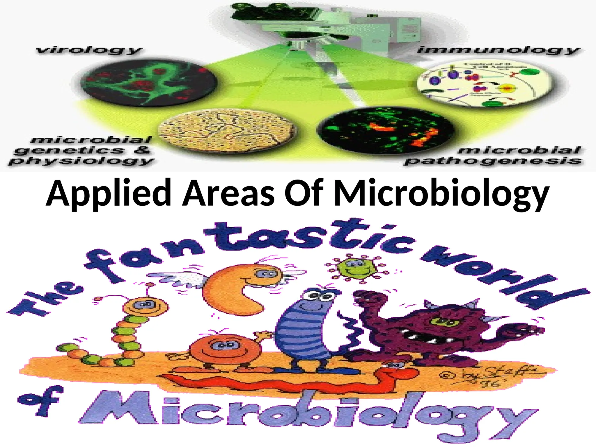 Applied Areas Of Microbiology
 