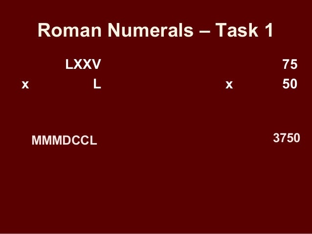 History numbers