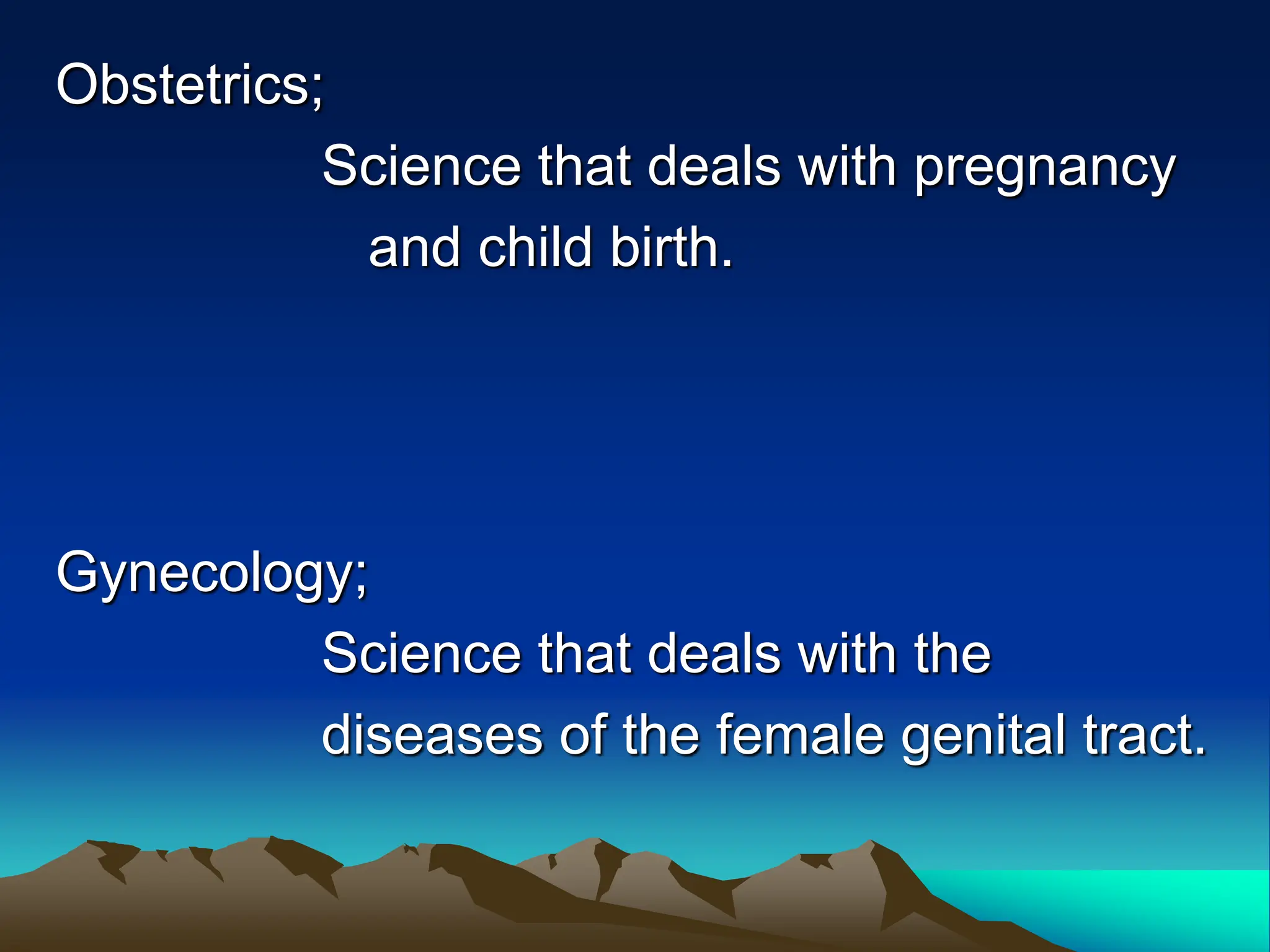 History obstetrics and gynecology PowerPoint | PPT