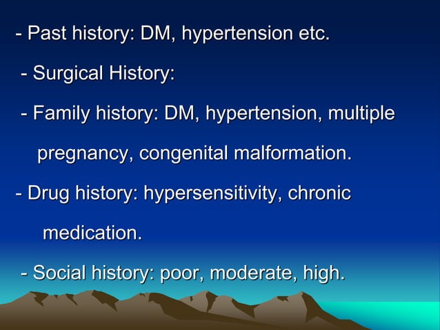 History obstetrics and gynecology PowerPoint | PPT