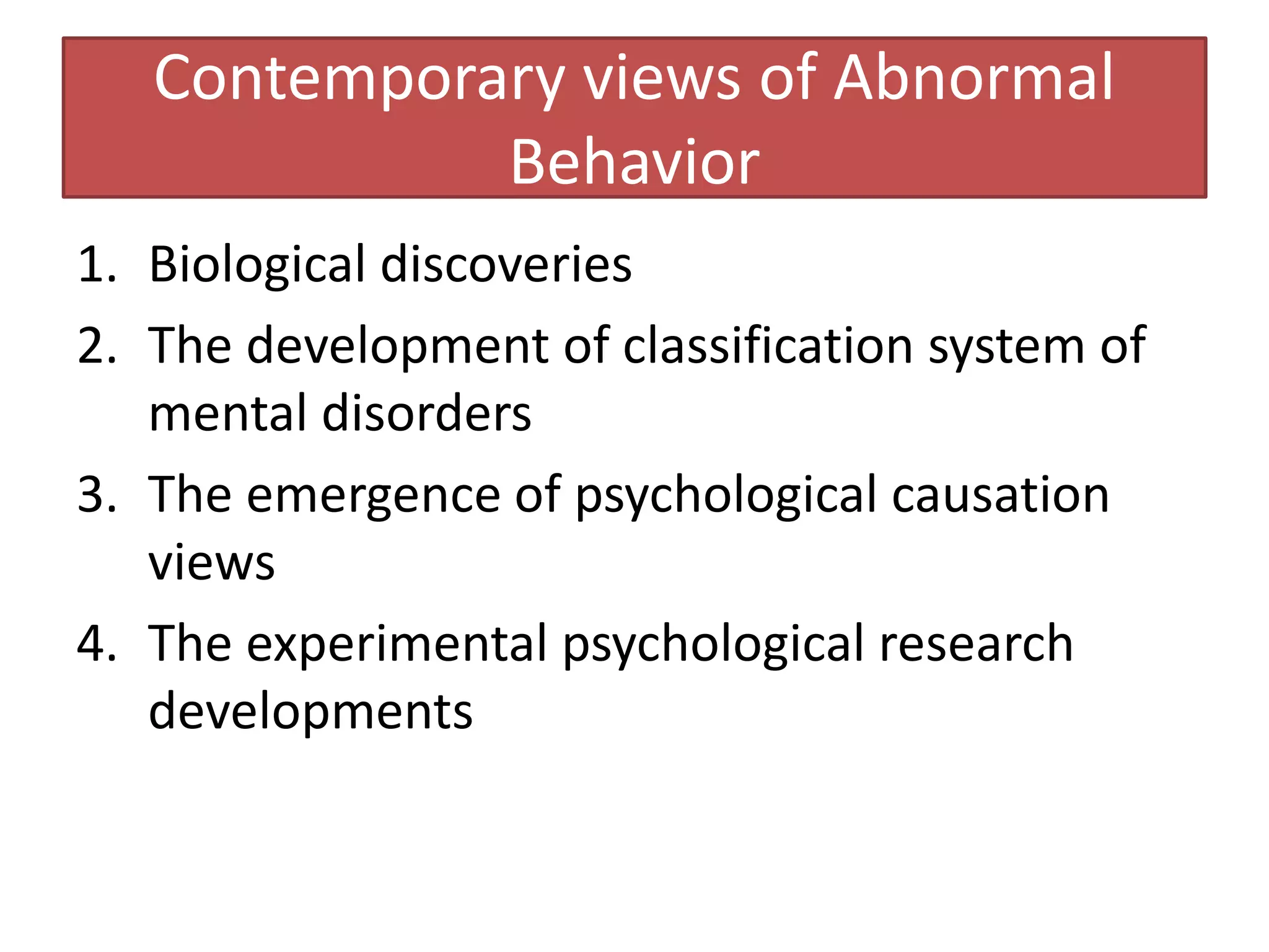 History of abnormal psychology | PPTX
