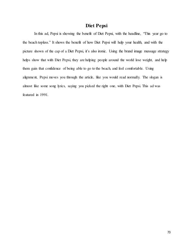 History Of Pepsi Advertising