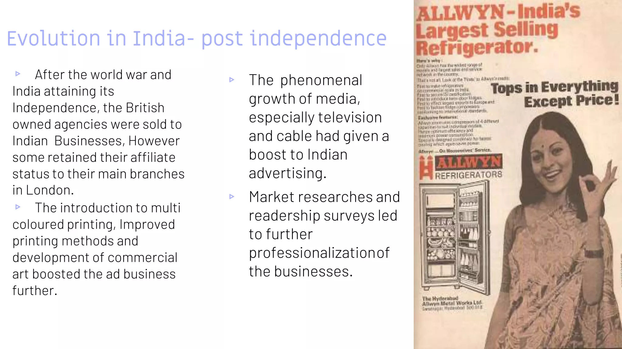 History of advertisement (india) | PPTX