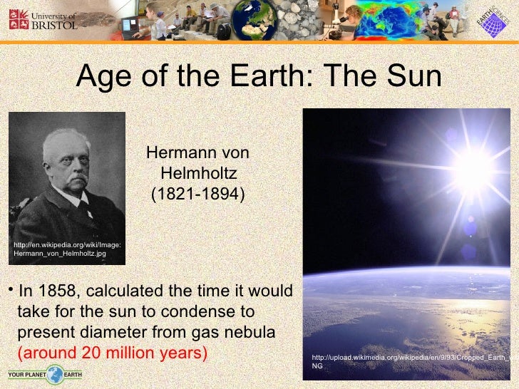 age of the earth pdf