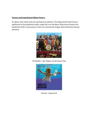 History of album artwork | ODT