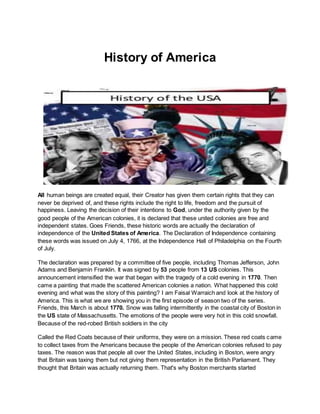 what were the colonists intentions in the declaration of independence