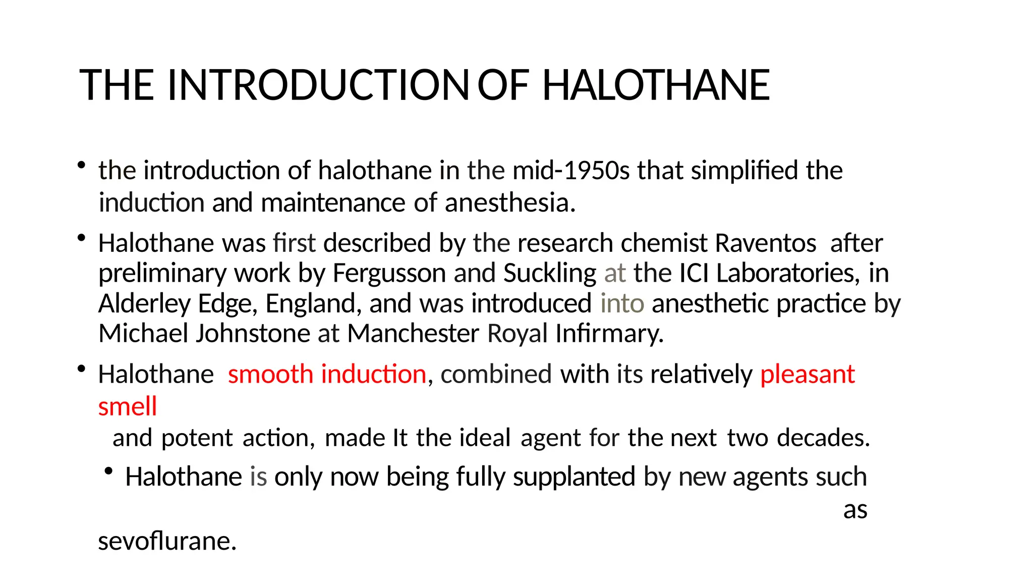 history of anaesthesia as a modern specialty.pptx