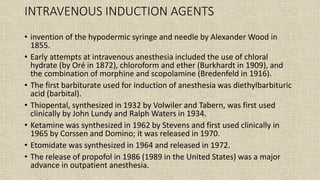 History of Anesthesiology | PPTX