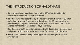 History of Anesthesiology | PPTX