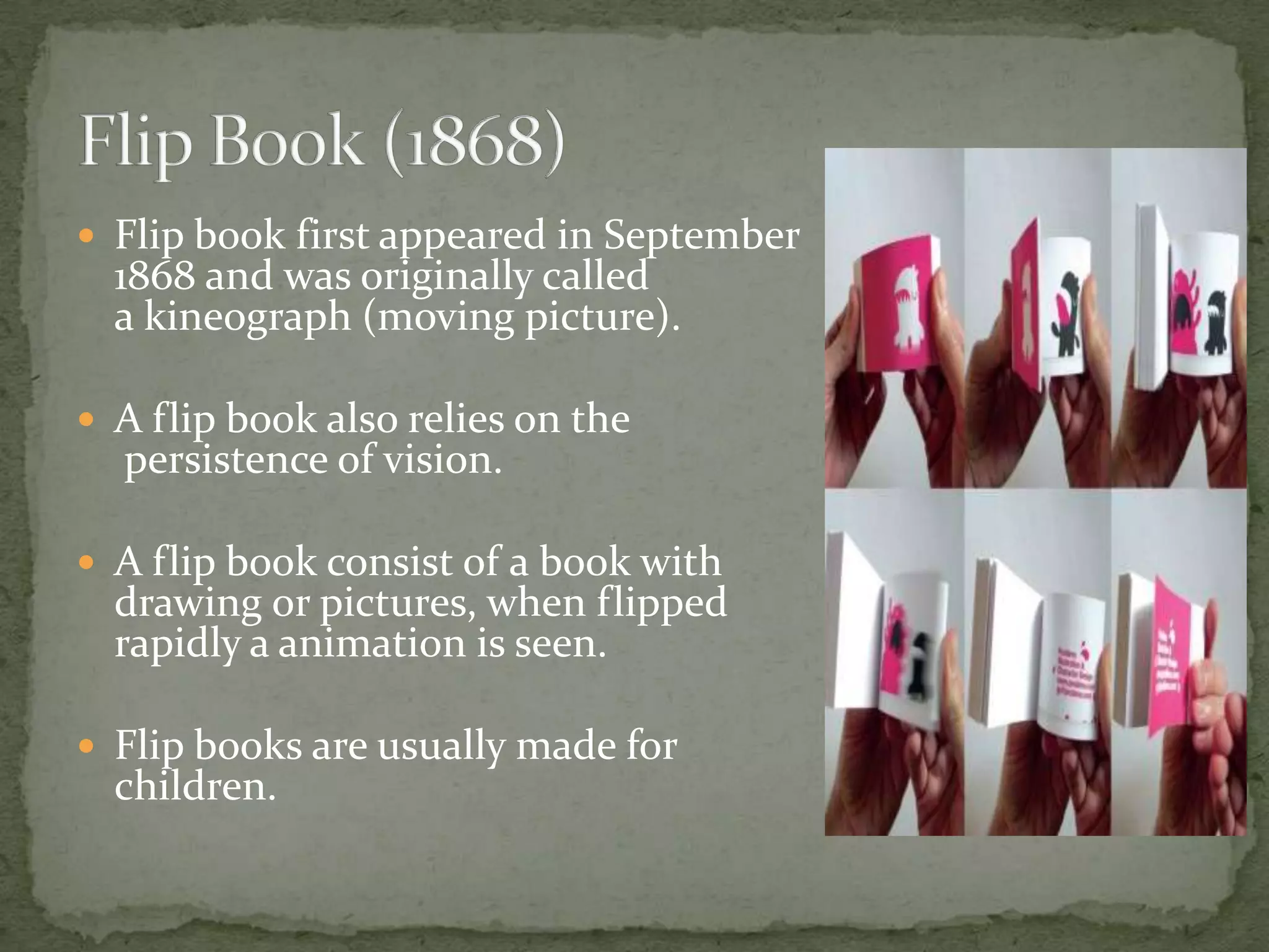 Then the pictures are held with string on the left and right side. 