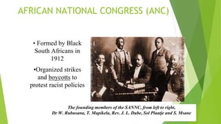 Historyofapartheidinsouthafrica 140311044105-phpapp02 | PDF