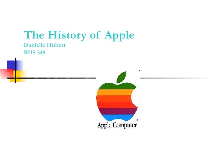History of apple