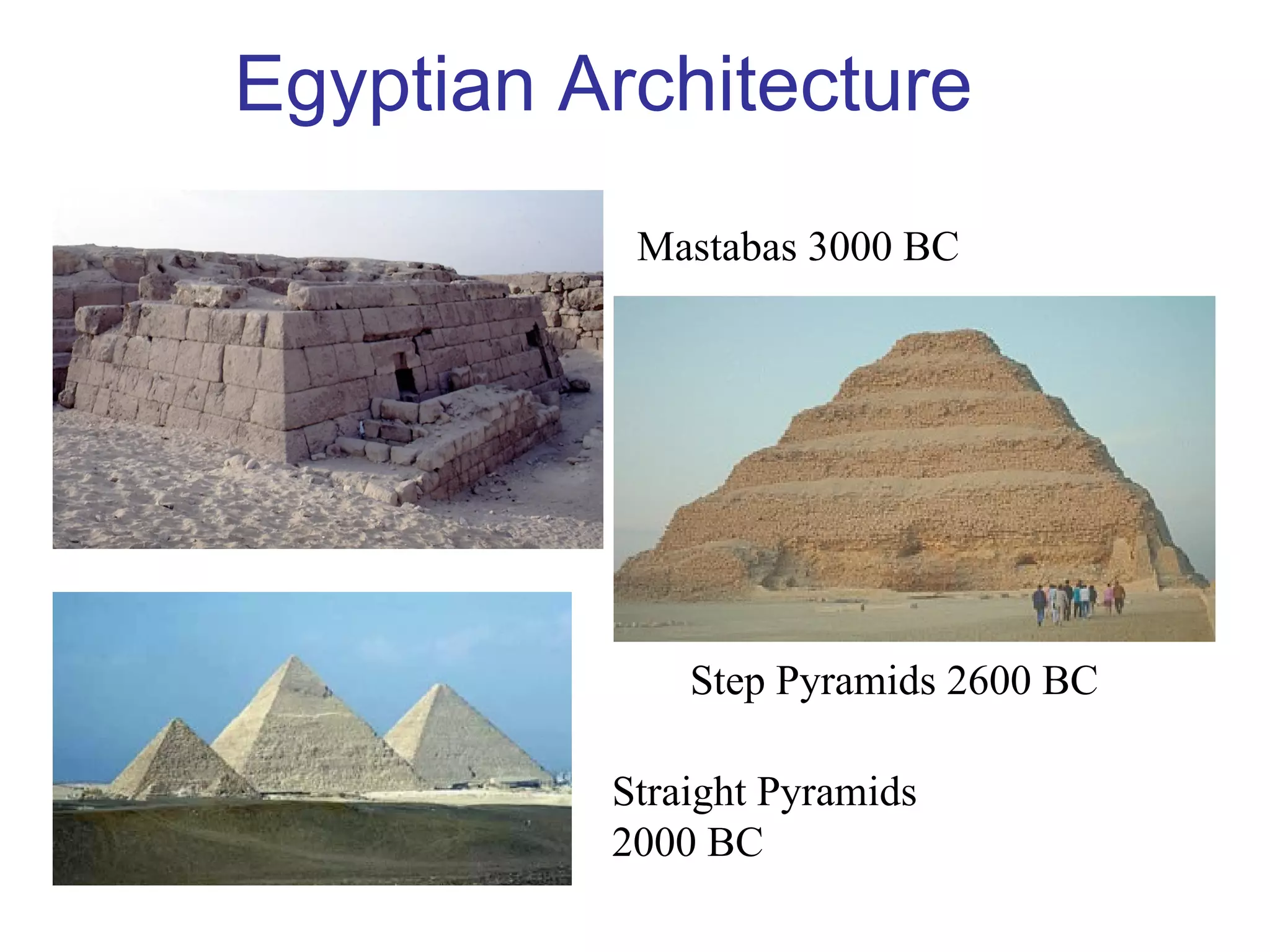 Pyramids Then History of architecture | PPT