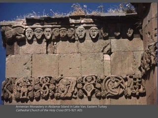 Armenian Monastery in Akdamar Island in Lake Van, Eastern Turkey
Cathedral Church of the Holy Cross (915-921 AD)
 