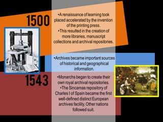History of Archives Administration (LIS 170) | PDF