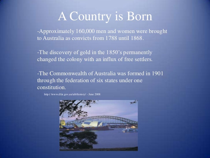 a history of the australian federation at the start of twentieth century 1 history sample unit stage 3 australia as a nation duration: two terms (20 weeks) unit description this topic moves from colonial australia to the development of australia as a nation, particularly after 1901. a history of the australian federation at the start of twentieth century 1 history sample unit stage 3 australia as a nation duration: two terms (20 weeks) unit description this topic moves from colonial australia to the development of australia as a nation, particularly after 1901.
