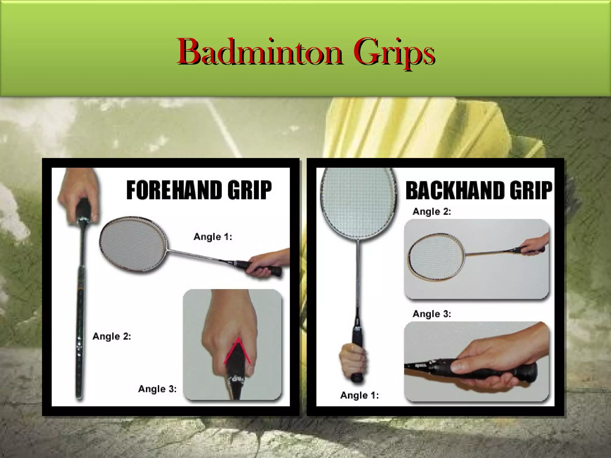 Badminton Grips
 
