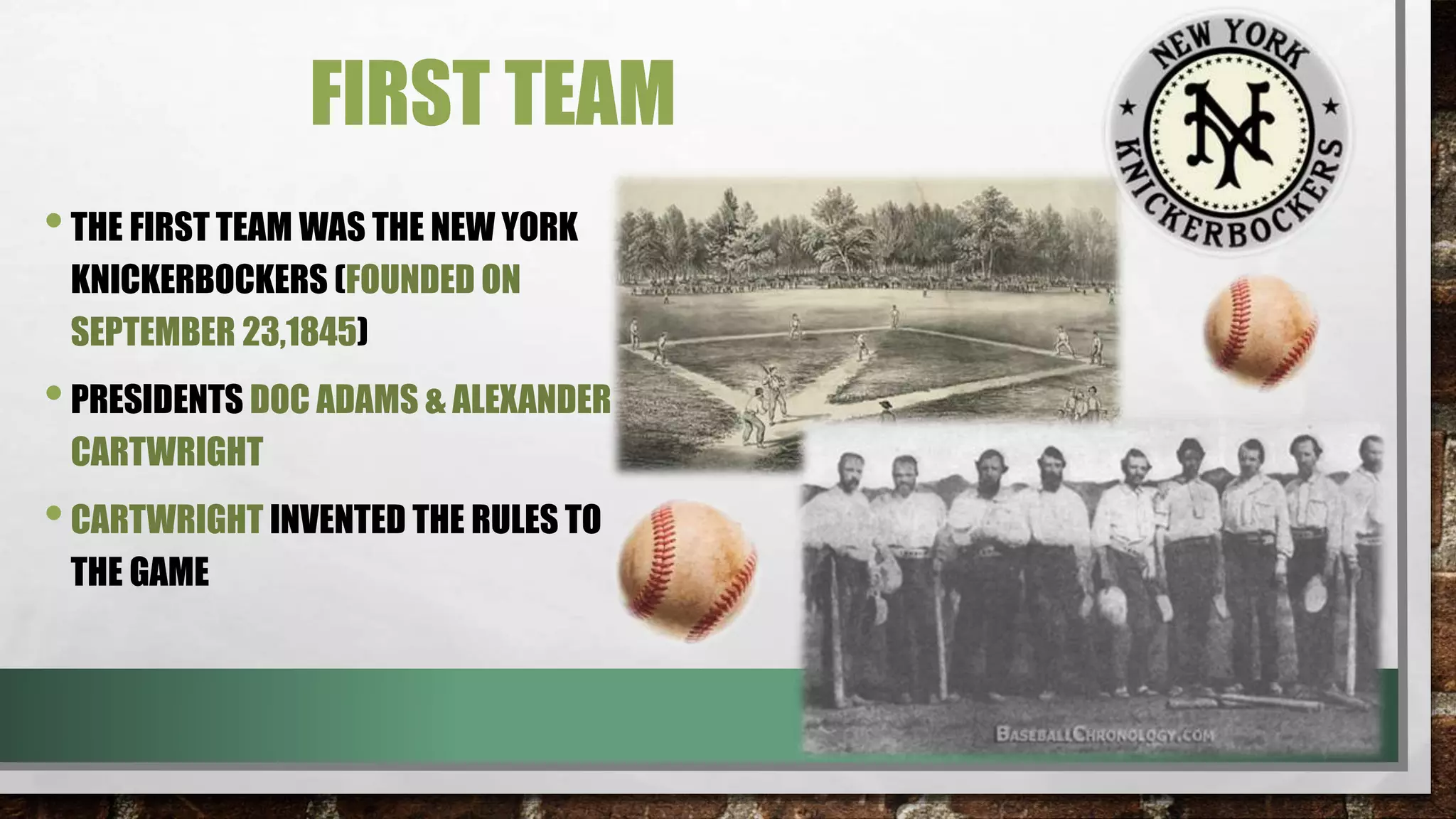 History of baseball | PPTX