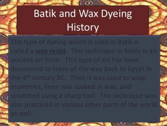 Introduction of Batik