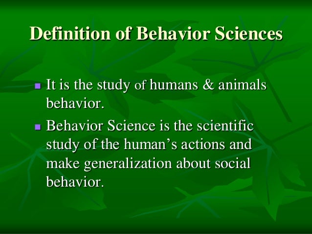 Behavior Scientists What Is Behavioral Science | Behavioural Science – ZDMD