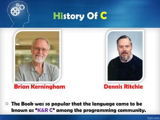 History of c | PPT