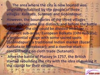 History of calcutta | PPTX