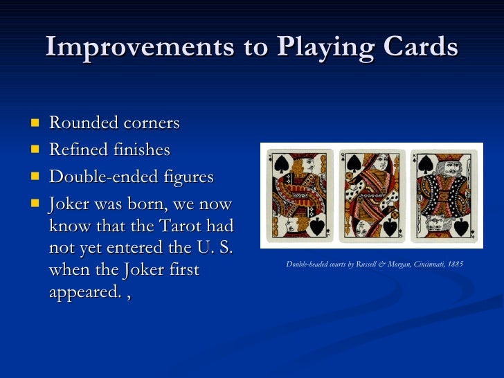 History Of Card Games History Of Card Games