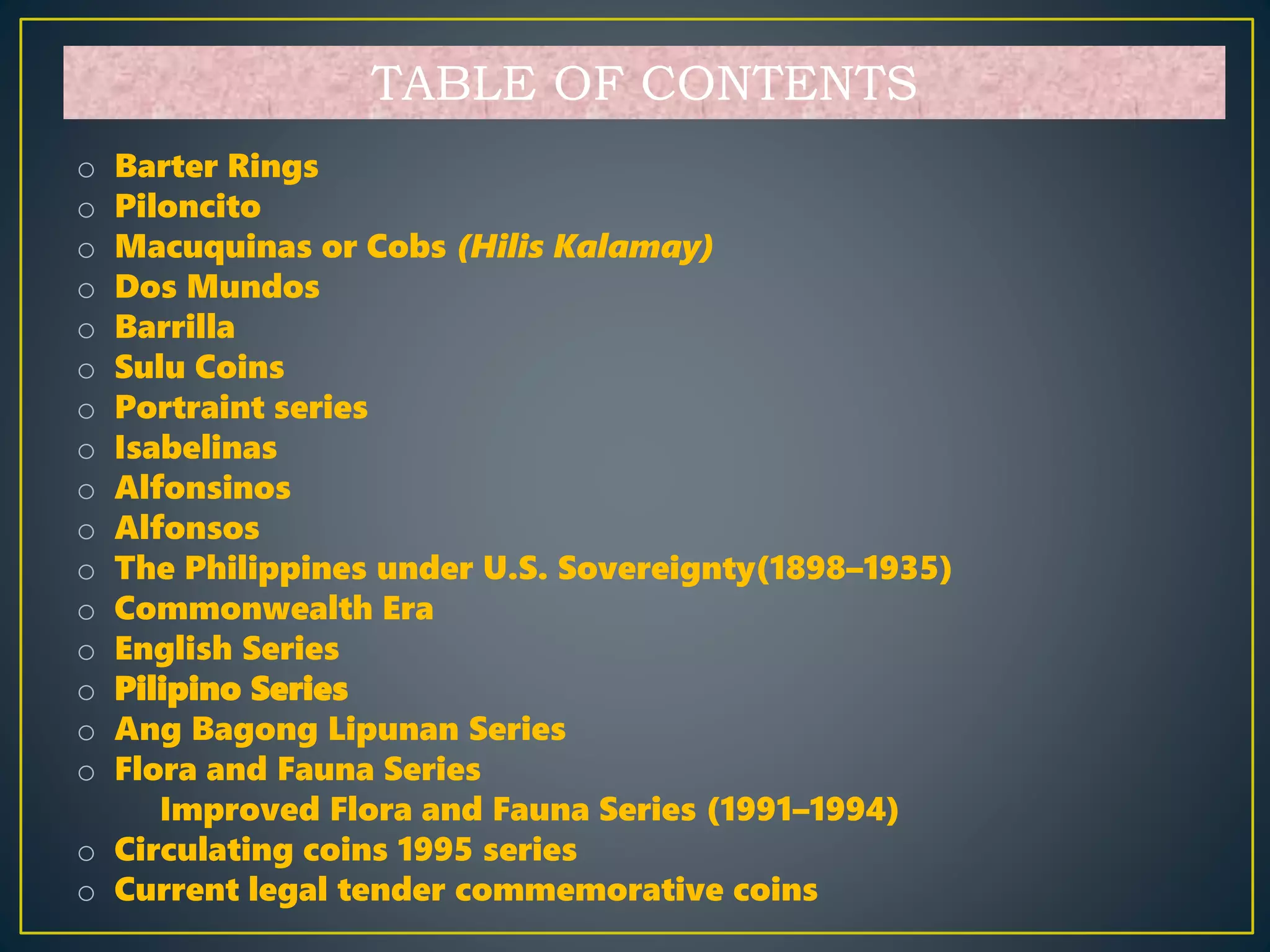 History of Philippine Coin | PPTX