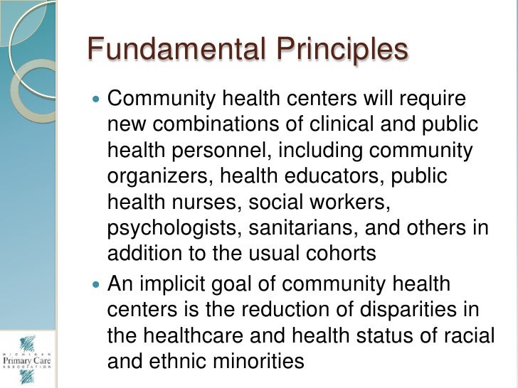 History Of Community Health Centers