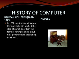 History of computer | PPTX