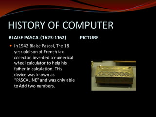 History of computer | PPTX