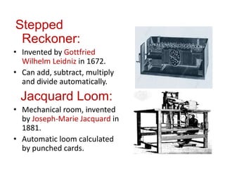 Step Rconer History of computer | PPTX