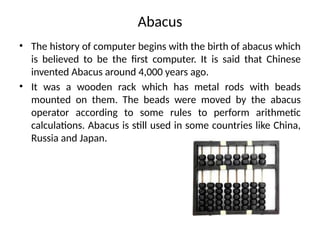 Defination and generation of Computer system | PPTX