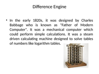 Defination and generation of Computer system | PPTX