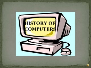 History of computer by Siddhartha Kumar Panda | PPTX