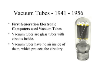 History of computer lecture notes | PPT